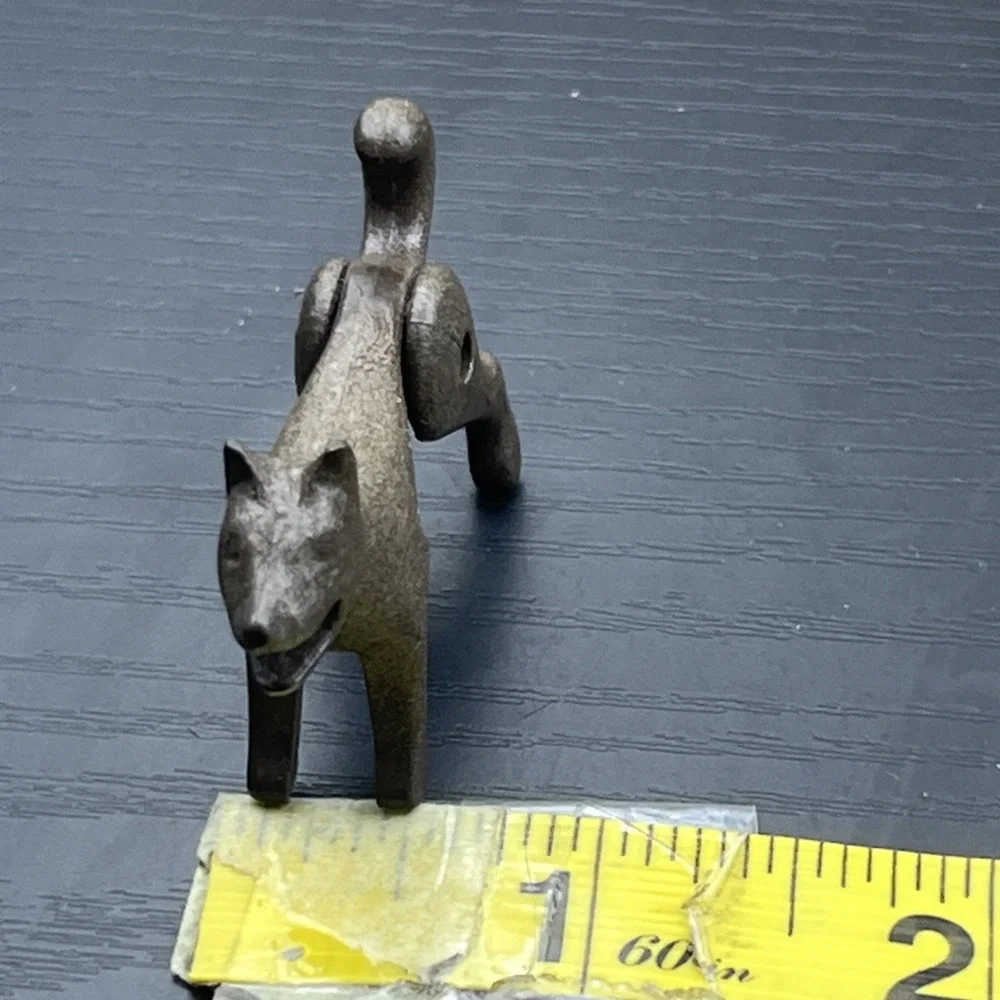 Vintage Playmobil Brown Dog‎ Figure Geobra Farm Pet Animal Replacement